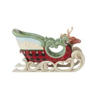 Heartwood Creek - 21cm/8.3" Large Sleigh With Scene on Side