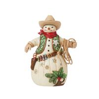 Heartwood Creek - 17cm/6.8" Cowboy Snowman