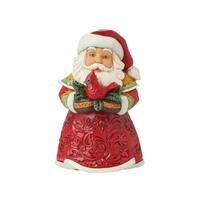 Heartwood Creek - 9cm/3.5" Santa With Cardinal