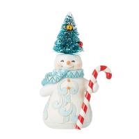 Heartwood Creek - 14.5cm/5.7" Snowman With Sisal Tree Hat