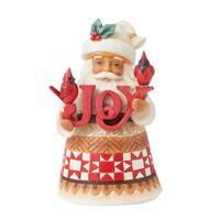 Heartwood Creek - 13.3cm/5.2" Santa With Joy
