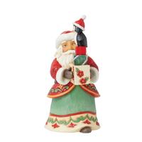 Heartwood Creek - 15cm/6" Pint Santa With Stack Of Presents