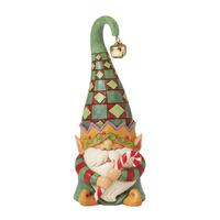 Heartwood Creek - 12.5cm/5" Elf Gnome Holding Candy Cane