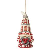 Heartwood Creek - 10.5cm/4.1" Gnome With Heart Wreath HO