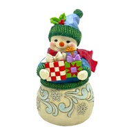 Heartwood Creek - 21.6cm/8.5" Snowman With Arms Full Of Gifts