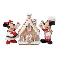 D56 Posssible Dreams - 15cm/6" Minnie & Mickey's Gingerbread House