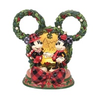 Disney Traditions - 19cm Mickey & Minnie LED Diorama