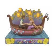 Disney Traditions - 15cm Tangled Boat with LED Lanterns