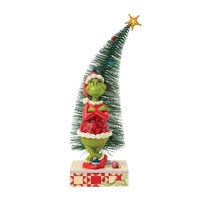 Grinch by Jim Shore - 31cm/12.2" Grinch with Arms Crossed & Sisal Tree