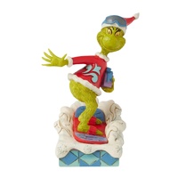Grinch by Jim Shore - 15cm/6" Grinch Snowboarding