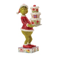 Grinch by Jim Shore - 23cm/9.25" Grinch with Grinchy Cake