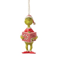 Grinch by Jim Shore - 14cm/5.37" Grinch with Book HO