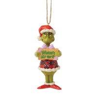 Grinch by Jim Shore - 13cm/5" Grinch Message HO