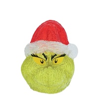 19cm/7.68" Grinch Head Lit Figurine