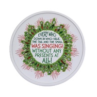 25cm/10" Grinch Cookie Platter