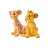 Disney Traditions - 8cm Simba & Nala Heart Tails