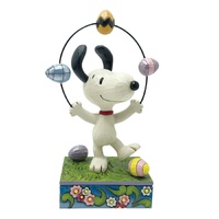 Peanuts by Jim Shore - 15cm/6.1" Snoopy Juggling Eggs