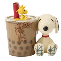 Peanuts by Jim Shore - 10cm/4.33" Snoopy and Woodstock Boba