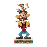 Disney Traditions - 22cm Mickey Donald Goofy Stacked