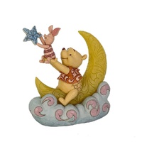 Disney Traditions - 17.7cm Pooh & Piglet LED Moon