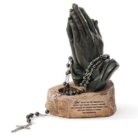 Roman Joseph's Studio  - 16cm/6.25" Tabletop Praying Hands Rosary Holder