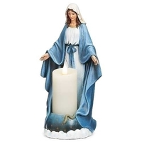 Roman Joseph's Studio - 25cm/10" Our Lady of Grace Candle Holder