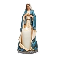 Roman Joseph's Studio - 24.7cm/9.75" Immaculate Heart of Mary Candle Holder