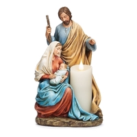 Roman Joseph's Studio - 25cm/10" Holy Family  Candle Holder