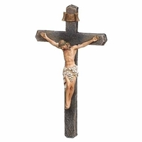 Roman Joseph's Studio - 21cm/8.25" Black Wall Crucifix