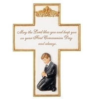 Roman Joseph's Studio - 21.5cm/8.5" Communion Boy Cross