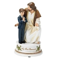 Roman Joseph's Studio - 18.4cm/7.25" Boy With Jesus Musical