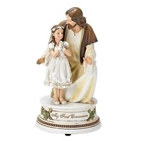 Roman Joseph's Studio - 18.4cm/7.25" Girl With Jesus Musical