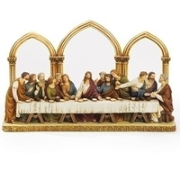 Roman Joseph's Studio - 18.5cm/7.3" Last Supper With Arches (Florentine Style)
