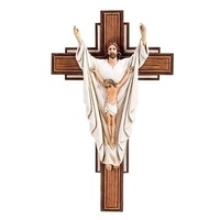 Roman Joseph's Studio - 25cm/10" He Is Risen Crucifix