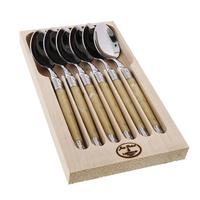 Jean Dubost Deluxe Light Horn - 6pc Spoon Set 1.5mm