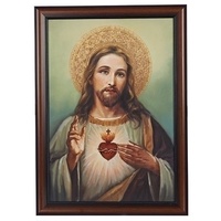 Roman Joseph's Studio - 68.5cm/27" Sacred Heart Framed Art