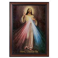 Roman Joseph's Studio - 69cm/27.16" Divine Mercy Framed Art