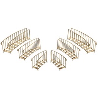 Mark Roberts - 26-40cm/16-22" Gold Christmas Staircase (S/6)