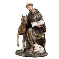 Roman Joseph's Studio - 21.5cm/8.5" St Francis With Horse