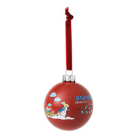 Beatrix Potter - 8cm Peter Rabbit Merry Christmas Bauble