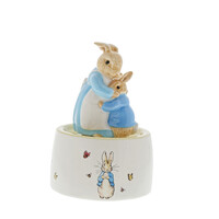 Beatrix Potter - 12cm Mrs. Rabbit & Peter Musical