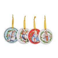 Beatrix Potter - 7cm Peter Rabbit Ceramic HOs (S/4)