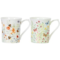 Queens - 2AT Aquarelle 200ml/7oz Royale Mugs (S/6)