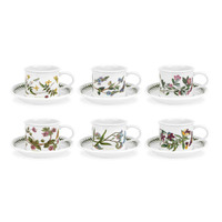 Portmeirion Botanic Garden - 0.26L Breakfast Cup & Saucer (Boxed S/6)