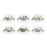 Portmeirion Botanic Garden - 0.28L Breakfast Cup & Saucer (Boxed S/6)