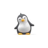 Russell Collection - Rechargable Night Light Penguin 15cm