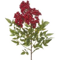RAZ Holly & Pine - 95cm/37.5" Pepperberry Spray