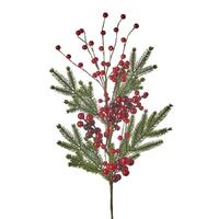 RAZ Yuletide Traditions - 72.4cm/28.5" Berry & Cedar Spray