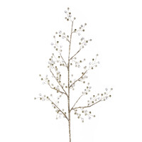 RAZ Holiday Rendezvous - 84cm/33" Pearl & Jewel Spray