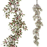 RAZ Christmas Traditions - 1.5m/5' Holly Garland
